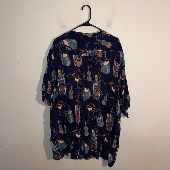 VNTG NATURAL ISSUE Hawaiian button up shirt XL - Picture 2 of 4